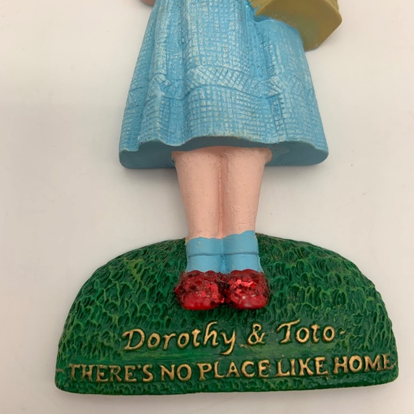 VTG Kurt Adler Wizard of Oz Dorothy & Toto 'No Place Like Home' Ceramic Ornament - Picture 4 of 10